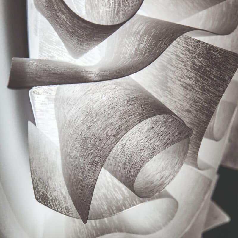 Slamp Wand- und Deckenleuchte Veli Couture Detail Schirm