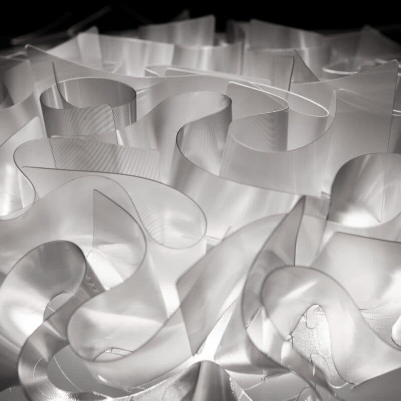 Slamp Wand- und Deckenleuchte Veli Prisma Detail Schirm