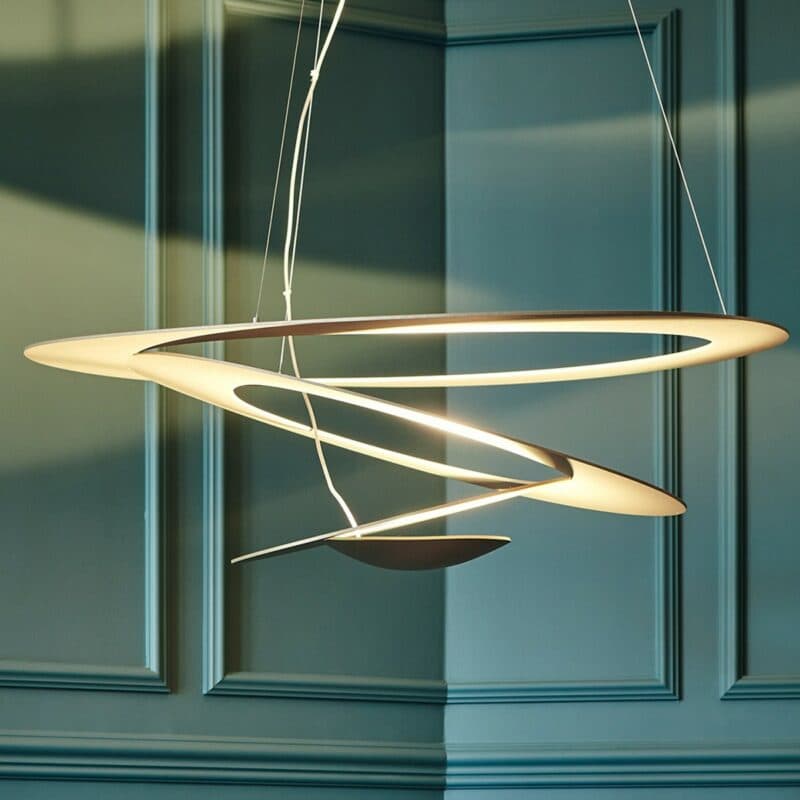 Artemide Pendelleuchte Pirce in Gold Ambientebeispiel