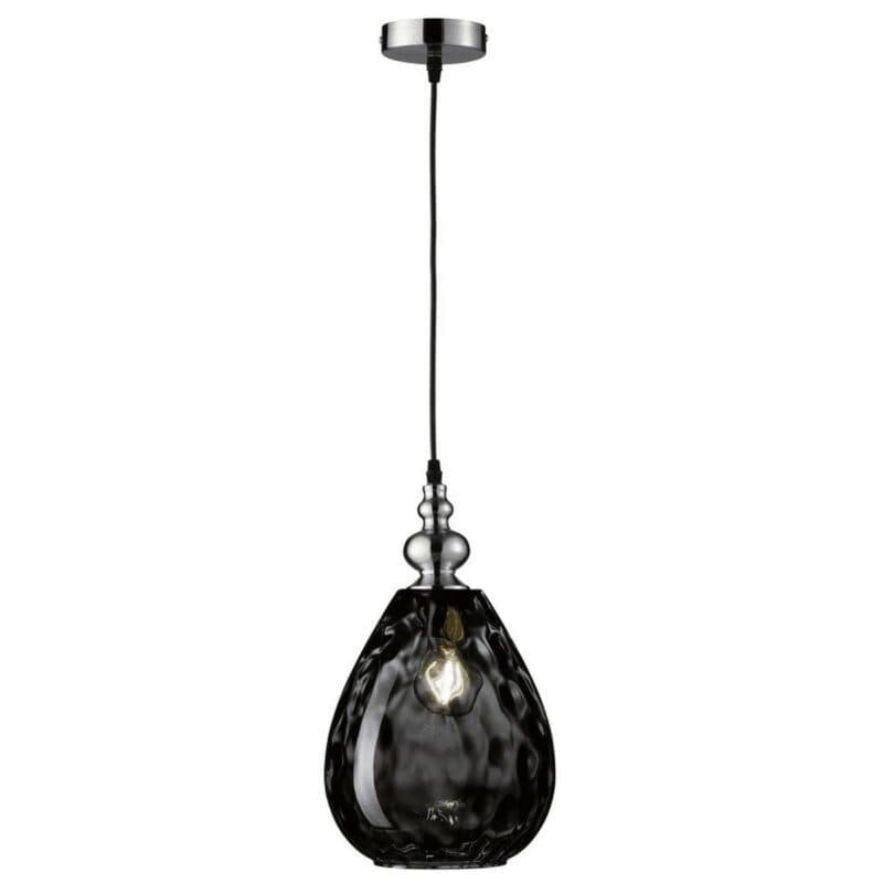 Fischer & Honsel Pendelleuchte Uller Rauchglas