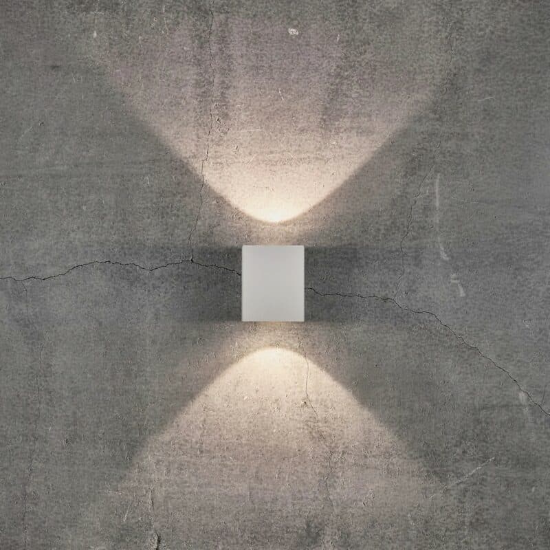 Nordlux Wandaußenleuchte Canto Kubi 2 Ambientebeispiel Lichtbild 1