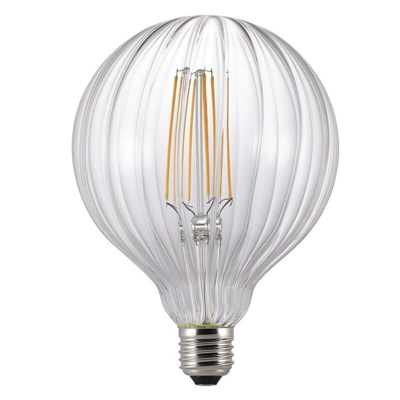 Nordlux LED-Filament-Leuchtmittel Avra Stripes 2 W E27 klar Globe