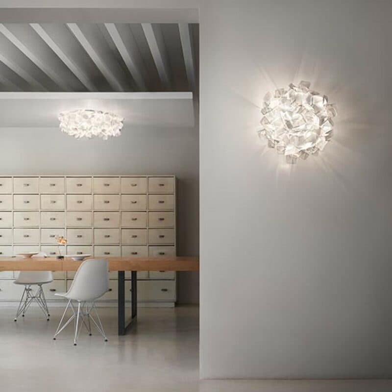 Slamp Clizia in Fumé Wohnbeispiel