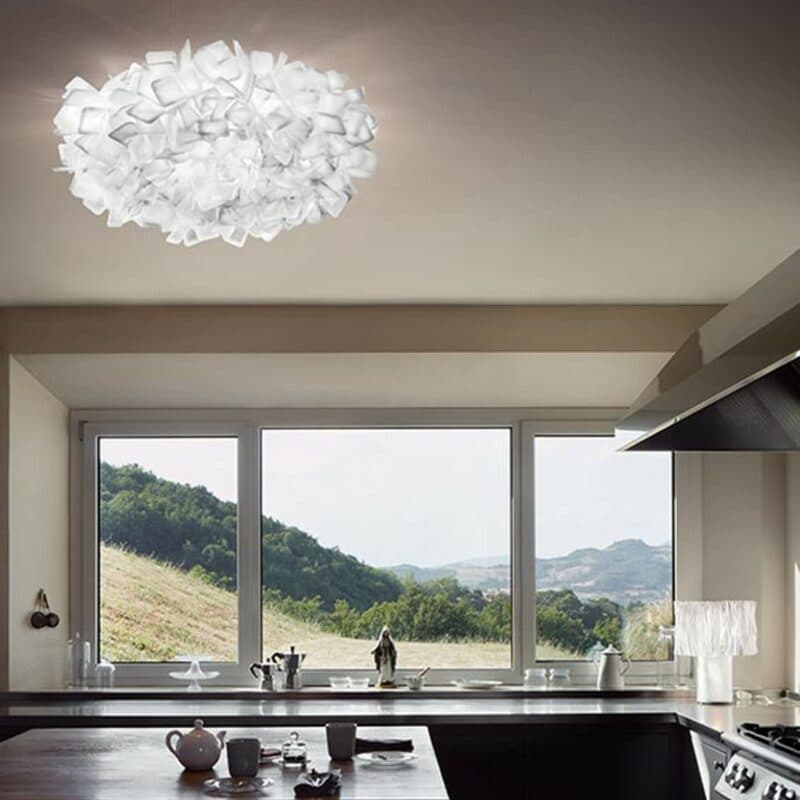 Slamp Clizia in Weiß Wohnbeispiel