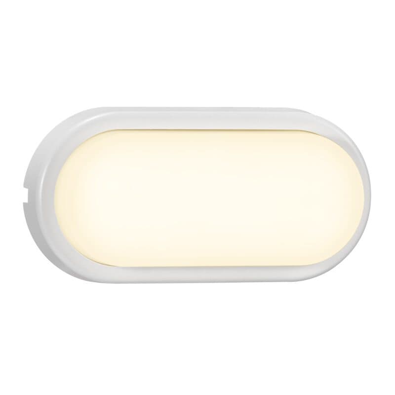 Nordlux Wand- und Deckenaußenleuchte Cuba Bright Oval in Weiß