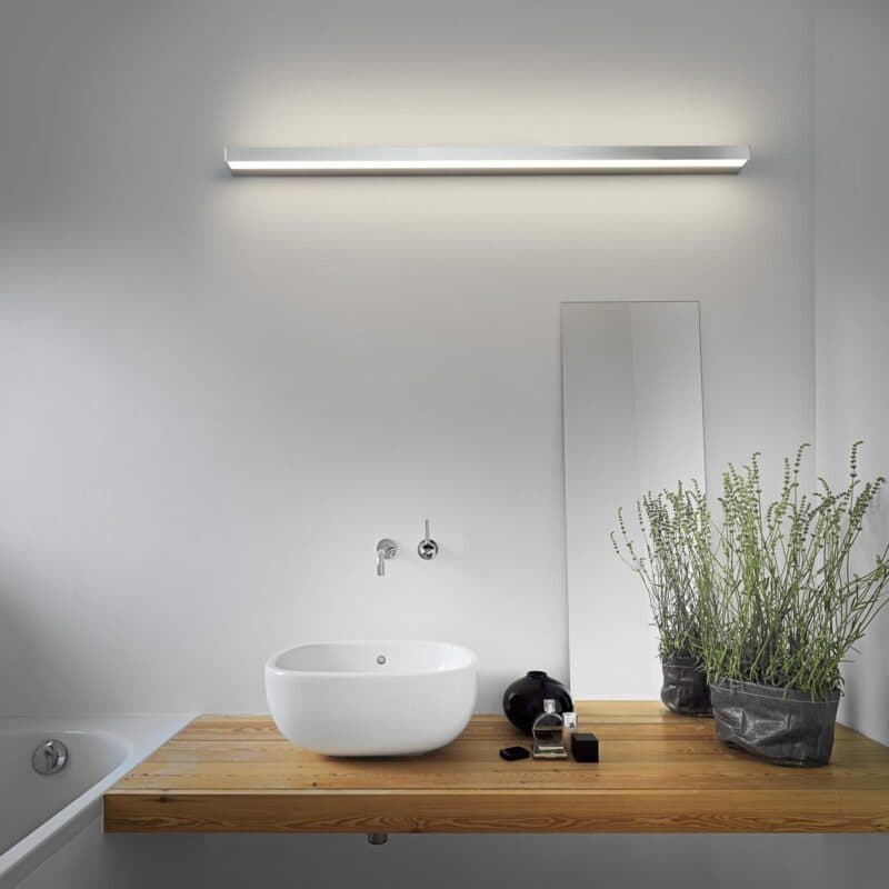 Helestra Wandleuchte Slate Chrom 90 cm Milieu