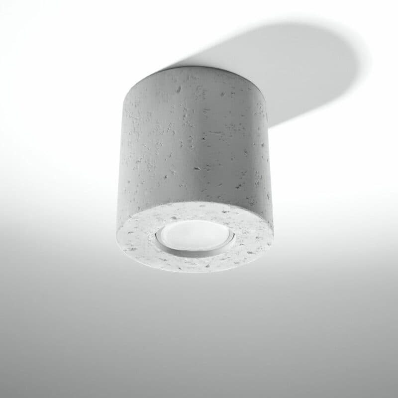 Sollux Lighting Deckenleuchte Orbis Beton