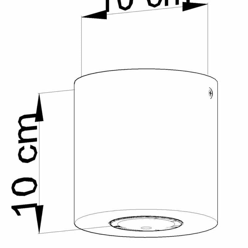 Sollux Lighting Deckenleuchte Orbis Maße