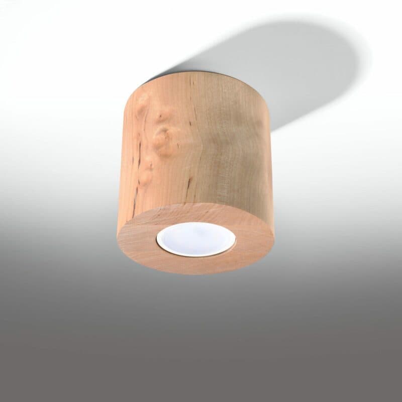 Sollux Lighting Deckenleuchte Orbis Holz