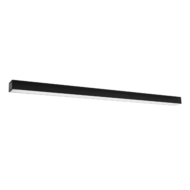 Sollux Deckenleuchte Pinne in Schwarz mit 117 cm