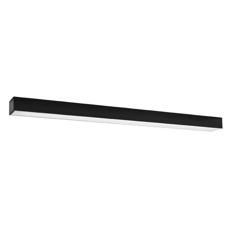 Sollux Deckenleuchte Pinne in Schwarz mit 90 cm