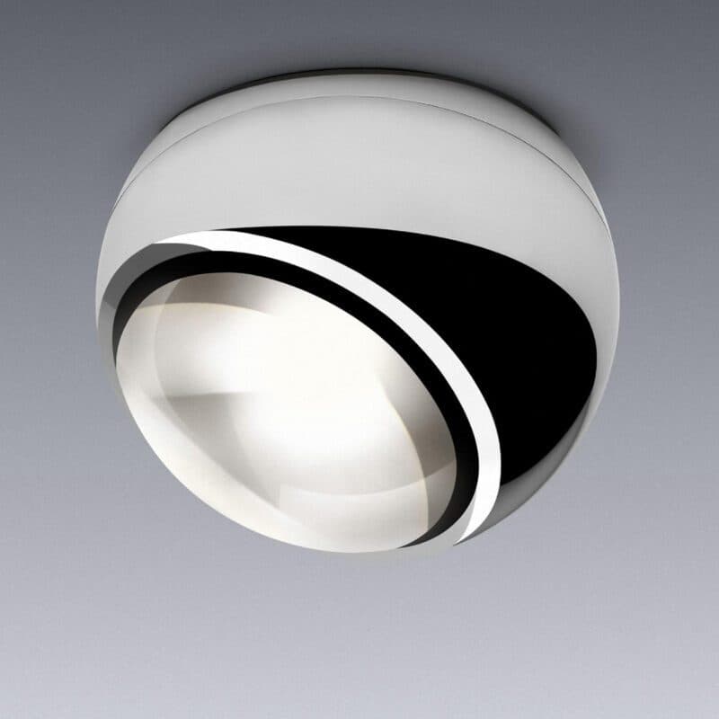 Occhio Deckenleuchte io giro Chrom Glanz Detail