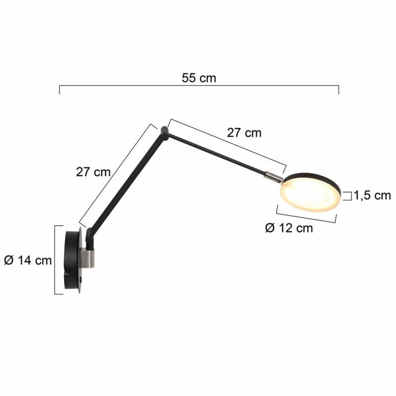 Steinhauer Wandleuchte Soleil Maße