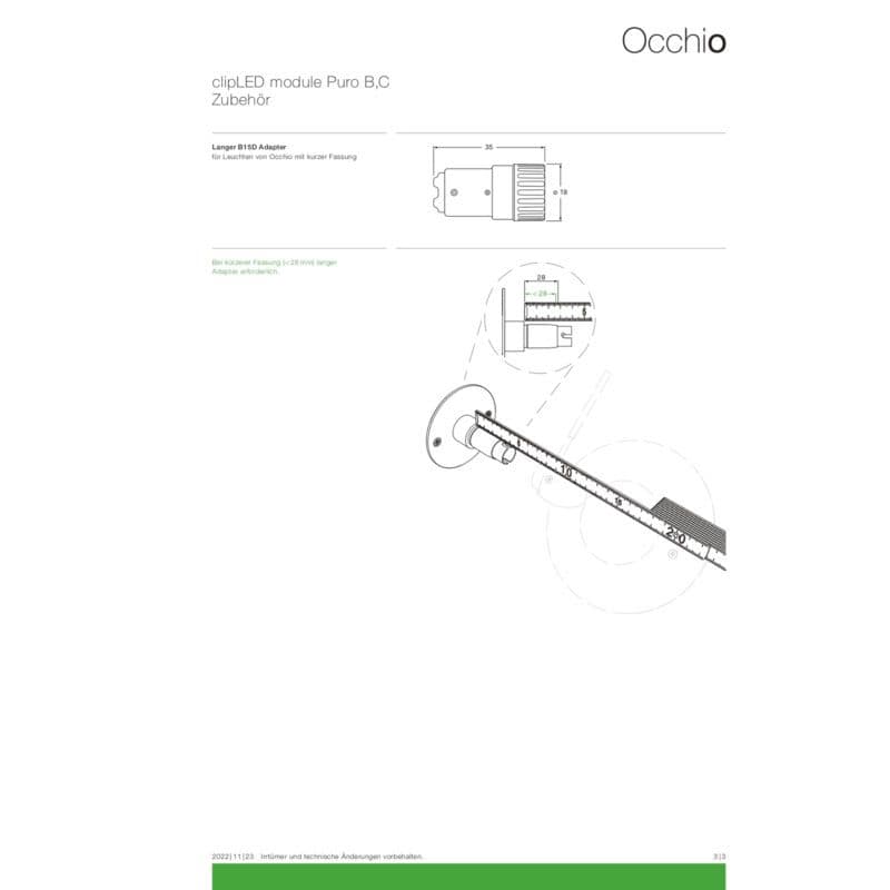 Datenblatt zu ClipLED-Modul zu Puro B & C