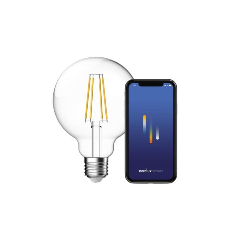 Nordlux Smart-LED-Filament Globe-Form klar E27 2200-6500 K