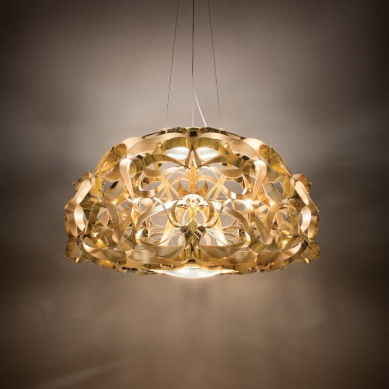 Slamp Pendelleuchte Quantica Suspension mit 120 cm Wohnbeispiel