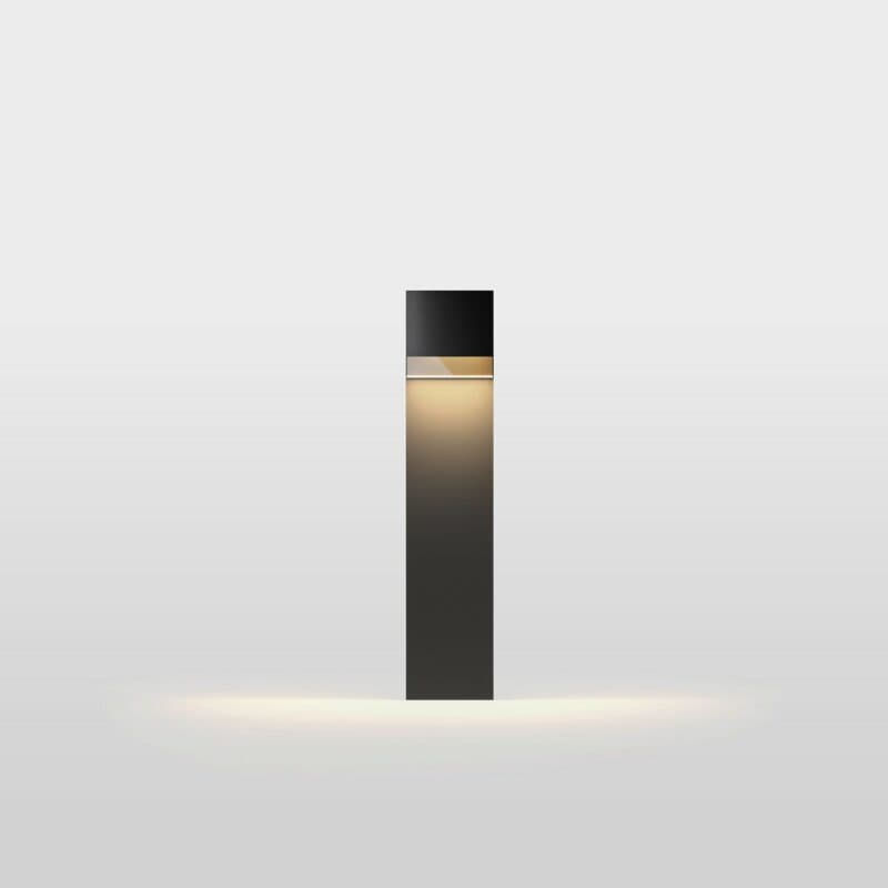 IP44.de Pollerleuchte li.4 in Schwarz