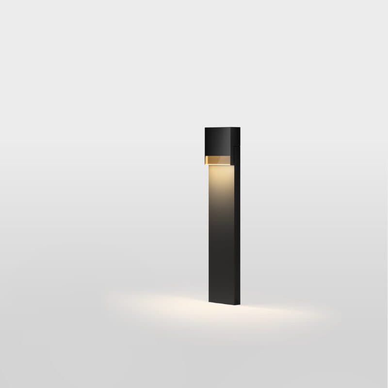IP44.de Pollerleuchte li.4 in Schwarz