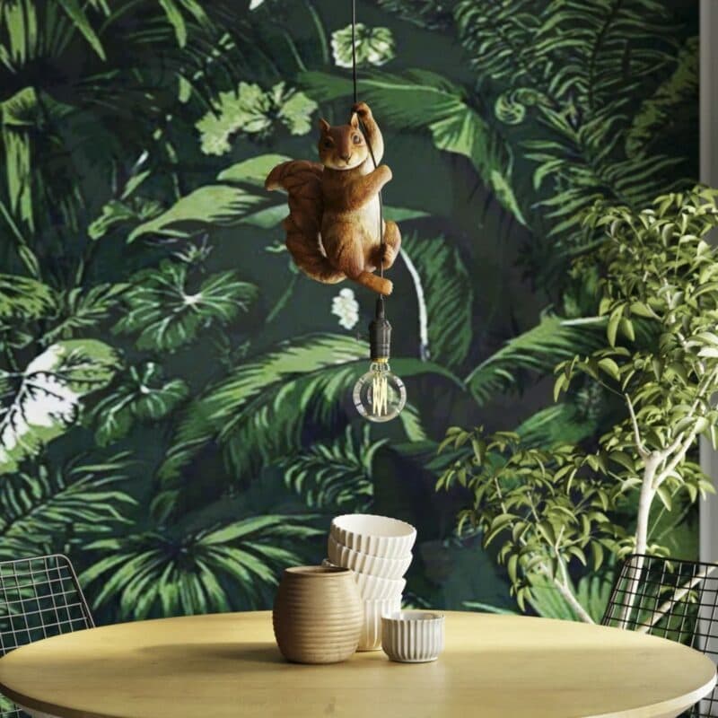 Kare Pendelleuchte Animal Squirrel Wohnbeispiel