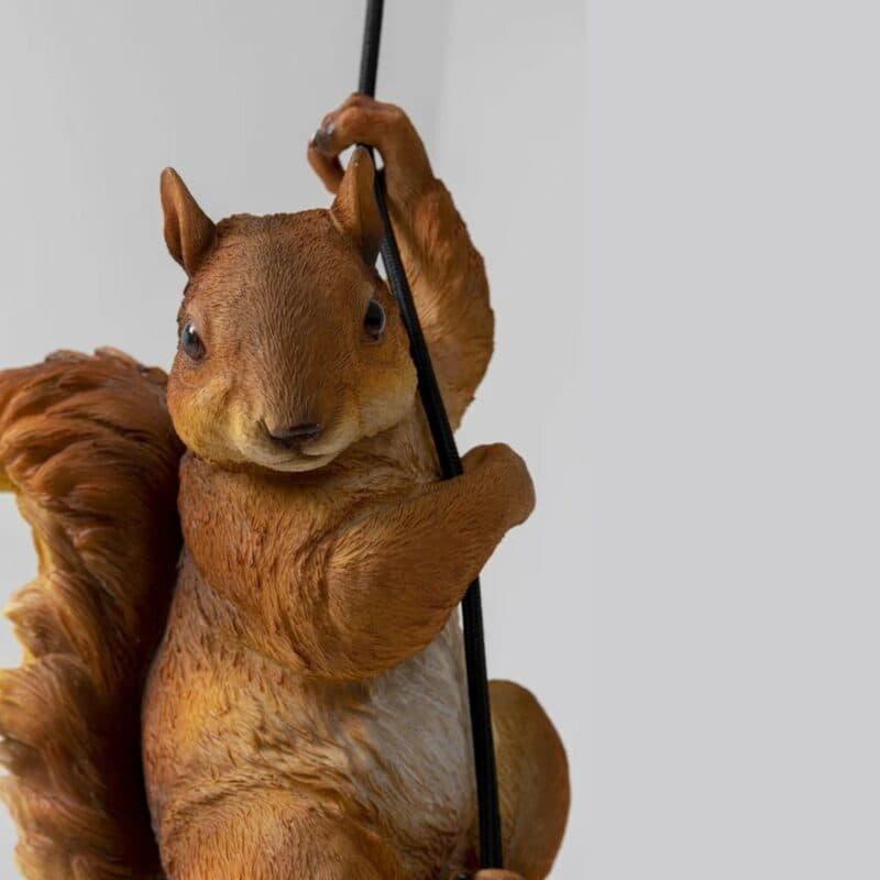 Kare Pendelleuchte Animal Squirrel Detailansicht Eichhörnchen