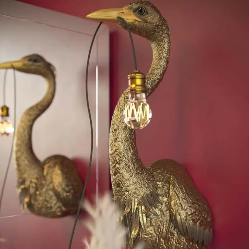 Kare Wandleuchte Animal Heron Wohnbeispiel